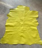 Gif groen/ geel geitenleer 85 x 65, 120 cm of meer, Ophalen of Verzenden, Zo goed als nieuw, Katoen