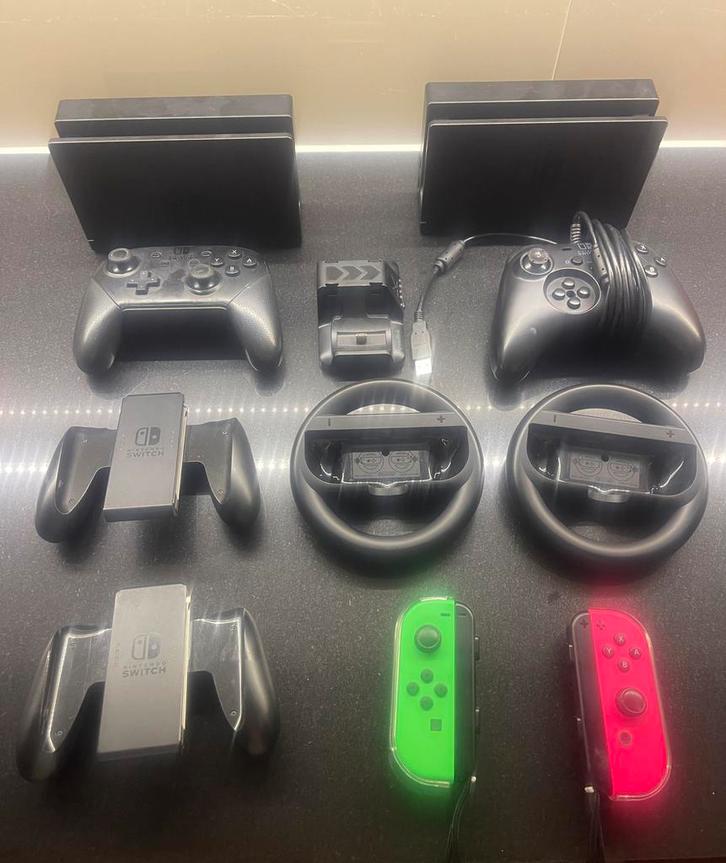 Diverse Nintendo Switch accessoires, Spelcomputers en Games, Spelcomputers | Nintendo Consoles | Accessoires, Zo goed als nieuw