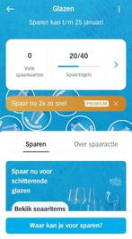 AH Glazenzegels 20 zegels (=½ kaart)., Albert Heijn, Verzenden