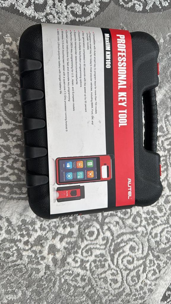 Autel Maxim KM100 profesioneel auto sleutelmaker, Doe-het-zelf en Verbouw, Gereedschap | Machine-onderdelen en Toebehoren, Zo goed als nieuw