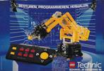 Retro reclame 1990 Lego Technic MPP programmeren kraan, Overige typen, Ophalen of Verzenden