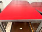 Vepa rode tafelset 8 vierkant + 4 halfrond | Kantinetafel, Ophalen, Gebruikt