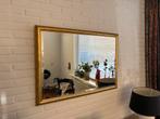 Grote messing/goudkleurige spiegel, Huis en Inrichting, Woonaccessoires | Spiegels, Ophalen, Gebruikt, 75 tot 100 cm, Minder dan 100 cm