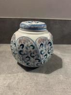 Blauwe gemberpot met deksel, Ophalen of Verzenden