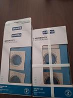 5 nieuwe inbouwspots rvs Gamma, Ophalen of Verzenden, Nieuw, Metaal of Aluminium, Plafondspot of Wandspot
