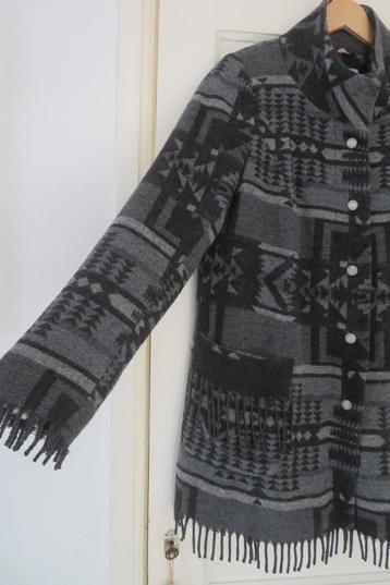 Tessa Koops Kelim Jas Aztec Fringe Coat maat XL beschikbaar voor biedingen