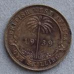 British West Africa, one schilling 1939, Ophalen of Verzenden, Overige landen, Losse munt