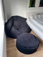 Huge beanbag with accessories, Huis en Inrichting, Ophalen, Gebruikt, Zwart