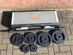 Reebok step met  les mills  bodypump set hand helt, Bodypump, Gebruikt, Ophalen of Verzenden, Reebok