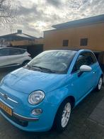 Fiat 500C 0.9 85pk Turbo Twinair 2012 Blauw, Auto's, 31 €/maand, Cabriolet, Leder en Stof, Origineel Nederlands