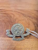 Baret embleem sir John ambulance brigade, Ophalen of Verzenden, Overige soorten, Nederland, Embleem of Badge