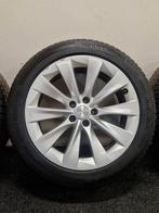 20 inch Tesla Model X breedset 5x120 zgan winterbanden +8MM!, Gebruikt, 255 mm, Tesla, Banden en Velgen