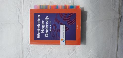 Wetteksten Hoger Onderwijs 2017-2018, Boeken, Wetenschap, Nieuw, Ophalen of Verzenden
