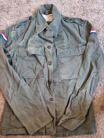 Vintage Militaire Jas - Legergroen beschikbaar voor biedingen