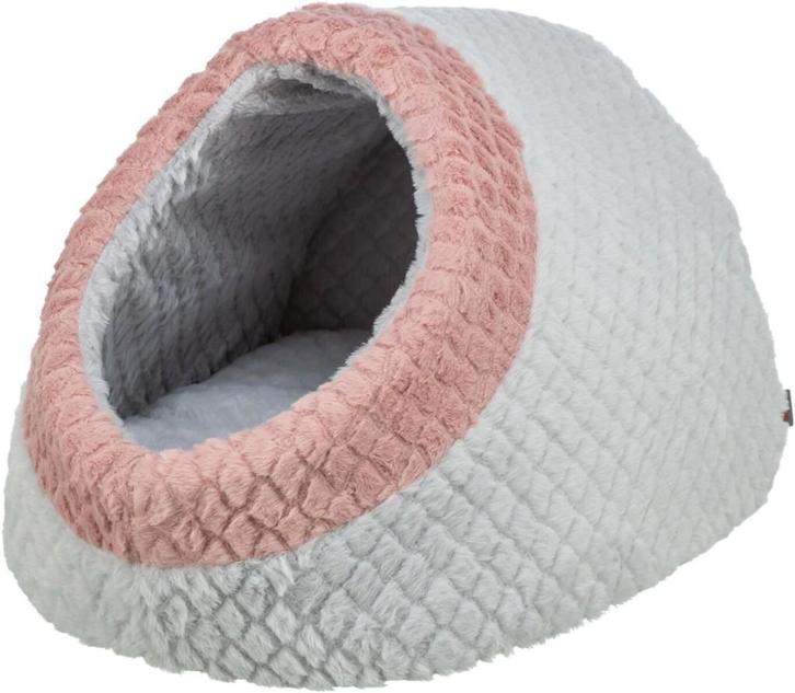 Kattenmand iglo Kaline Mio grijs roze nu voor € 24,95, Dieren en Toebehoren, Kattenmanden, Nieuw, Overige, Ophalen of Verzenden