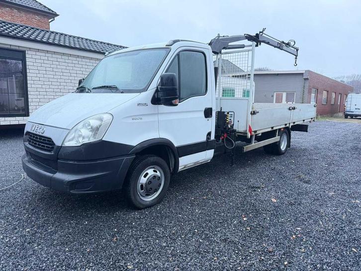 2013 Iveco Daily met kraan, Auto's, Bestelauto's, Bedrijf, Iveco, Overige brandstoffen, Handgeschakeld, Gebruikt