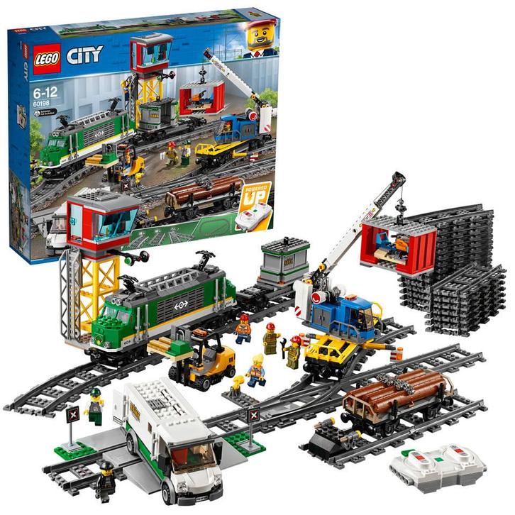 Lego City Trein Set: 60198, 60238, 60205, Kinderen en Baby's, Speelgoed | Duplo en Lego, Zo goed als nieuw, Lego, Complete set