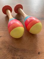 2x houten sambaballen HEMA, Ophalen of Verzenden, Gebruikt, Overige typen