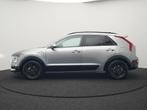 Kia Niro 1.6 GDi DynamicLine Plug In Hybrid 182pk Dealer O.H, Auto's, Adaptive Cruise Control, Gebruikt, Zwart, Leder en Stof