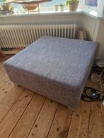 Grote Vierkante Hocker / Voetenbank - Grijs, Ophalen, Gebruikt, Vierkant, 75 tot 100 cm