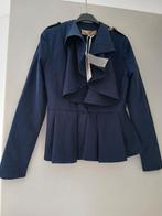 Blauwe Goldie Estelle  Blazer met Ruffle - Nieuw Medium, Maat 38/40 (M), Goldie Estelle, Blauw, Nieuw