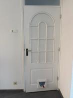 DEUR MET KATTENLUIK MAG WEG VOOR €35,-, Doe-het-zelf en Verbouw, Deuren en Horren, Gebruikt, 80 tot 100 cm, Binnendeur, Ophalen of Verzenden