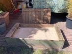 Houten zandbak met deksel incl. speelzand, Kinderen en Baby's, Ophalen, Gebruikt