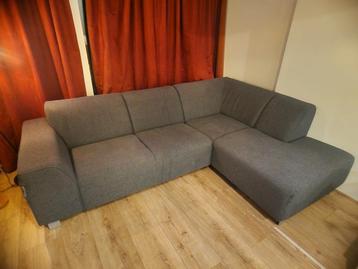 Gratis blauwgrijze hoekbank 250 x 170