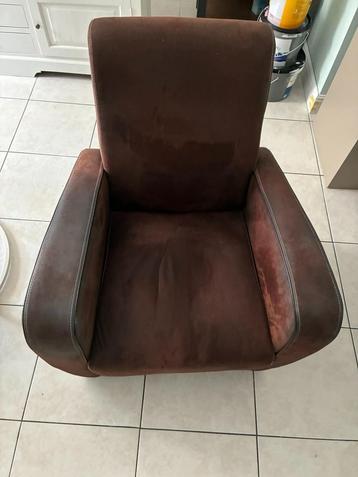 comfortabele fauteuil – donkerbruin ( 2 stuks) beschikbaar voor biedingen