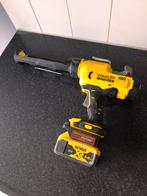 Stanley  Kitpistool met adapter voor DeWalt accu, Ophalen of Verzenden, Zo goed als nieuw, Boor- en Schroefmachine