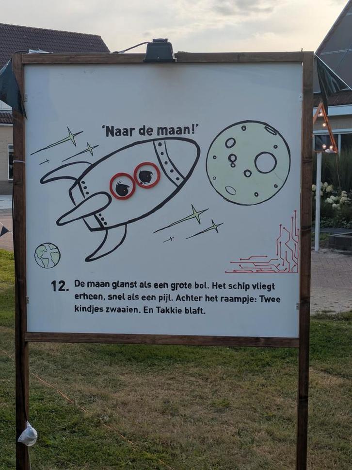 Dorpsfeest Straatversiering - Ruimteschip Thema, Hobby en Vrije tijd, Feestartikelen, Zo goed als nieuw, Versiering, Ophalen