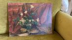 Olieverf schilderij 31x41 (stilleven, antiek, vintage), Ophalen of Verzenden