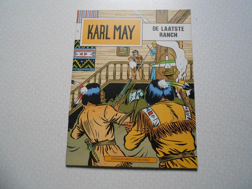 Karl May 76 De laatste ranch 1983 1 ste druk., Willy Vandersteen, Eén stripboek, Nieuw, Ophalen of Verzenden