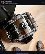 Sonor Kompressor Brass snare 13x7, Muziek en Instrumenten, Ophalen of Verzenden, Zo goed als nieuw, Sonor