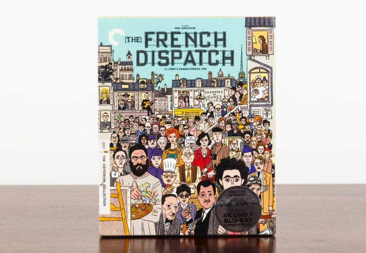 The French Dispatch 4K UHD + Blu-Ray (US Import) Criterion, Cd's en Dvd's, Blu-ray, Nieuw in verpakking, Humor en Cabaret, Ophalen of Verzenden