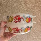Set van 2 JAJ England pyrex oven schaal Lobster, Antiek en Kunst, Ophalen of Verzenden