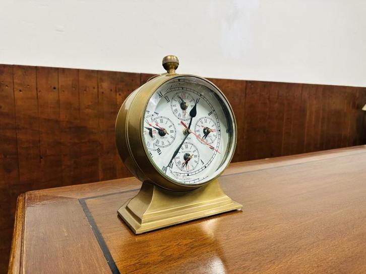 Wereldklok Bureauklok Tafelklok, Antiek en Kunst, Antiek | Kantoor en Zakelijk, Ophalen