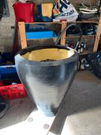 Grote zwarte bloempot - 80cm hoog, 60cm diameter, Ophalen, Kunststof, Gebruikt, 40 cm of meer