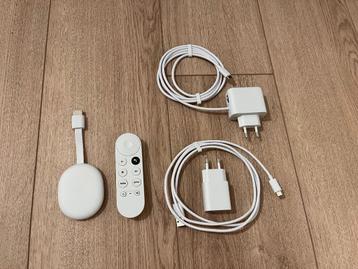 Google Chromecast met Google TV (HD) + Ethernet adapter beschikbaar voor biedingen