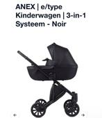 ANEX e/type 3-in-1 Kinderwagen - Noir, Zo goed als nieuw, Combiwagen, Met reiswieg, Ophalen