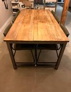Tafel 100x200 6/8 persoons. Acacia hout, Ophalen, Rechthoekig, 200 cm of meer, 50 tot 100 cm