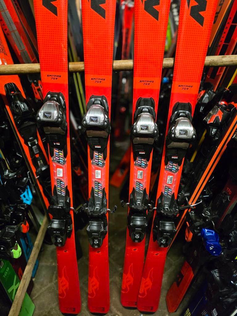 168 162 NORDICA DOBERMANN SPITFIRE 75 CARVE WOODCORE SKIS, 160 tot 180 cm, Ophalen of Verzenden, Zo goed als nieuw, Carve