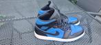 Nike Air Jordan 1 Mid - maat 46 - black/royal blue, Blauw, Ophalen of Verzenden, Nike Air Jordan, Sneakers of Gympen