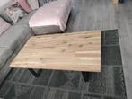 Mango Houten Salontafel - Zwart Onderstel, Ophalen, 100 tot 150 cm, 50 tot 100 cm, Zo goed als nieuw