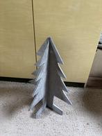 2 delige grijze houten kerstboom 60cm hoog, Ophalen of Verzenden, Zo goed als nieuw