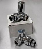 Handdoekrek Radiatorkleppen 15mm radiator klep hoek 4X SET, Nieuw, Ophalen of Verzenden, H, H
