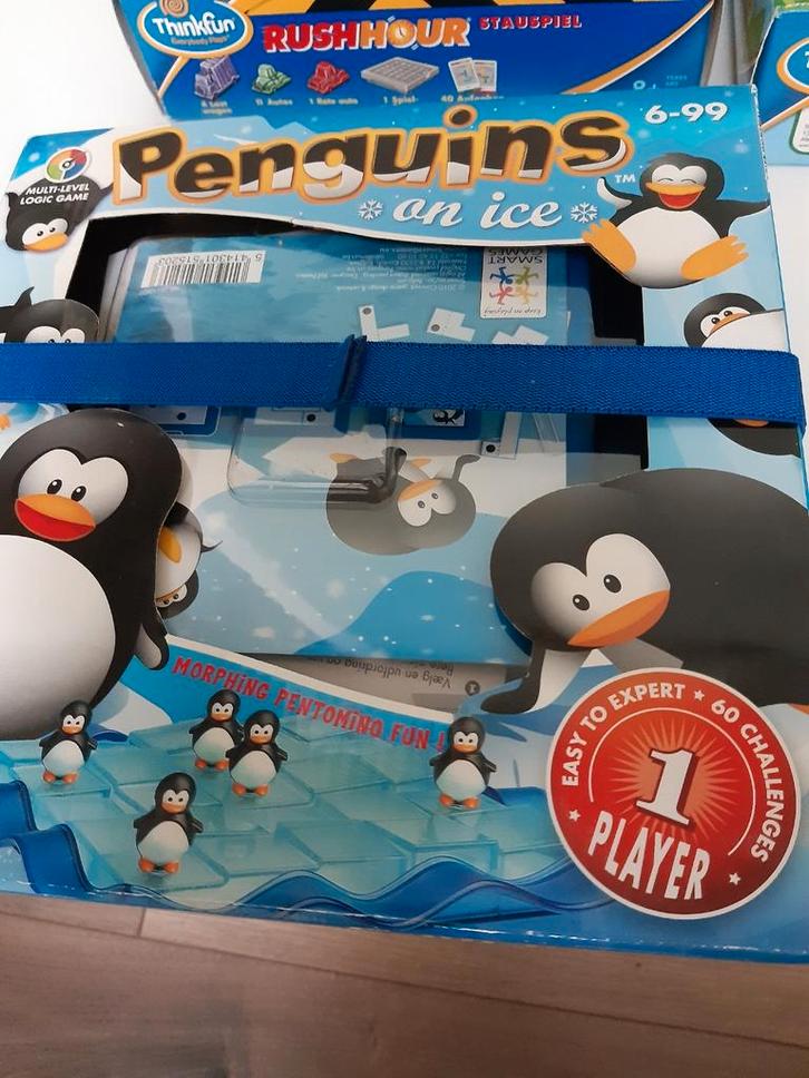Smart games pinguïns on ice, Hobby en Vrije tijd, Denksport en Puzzels, Zo goed als nieuw, Overige typen, Minder dan 500 stukjes