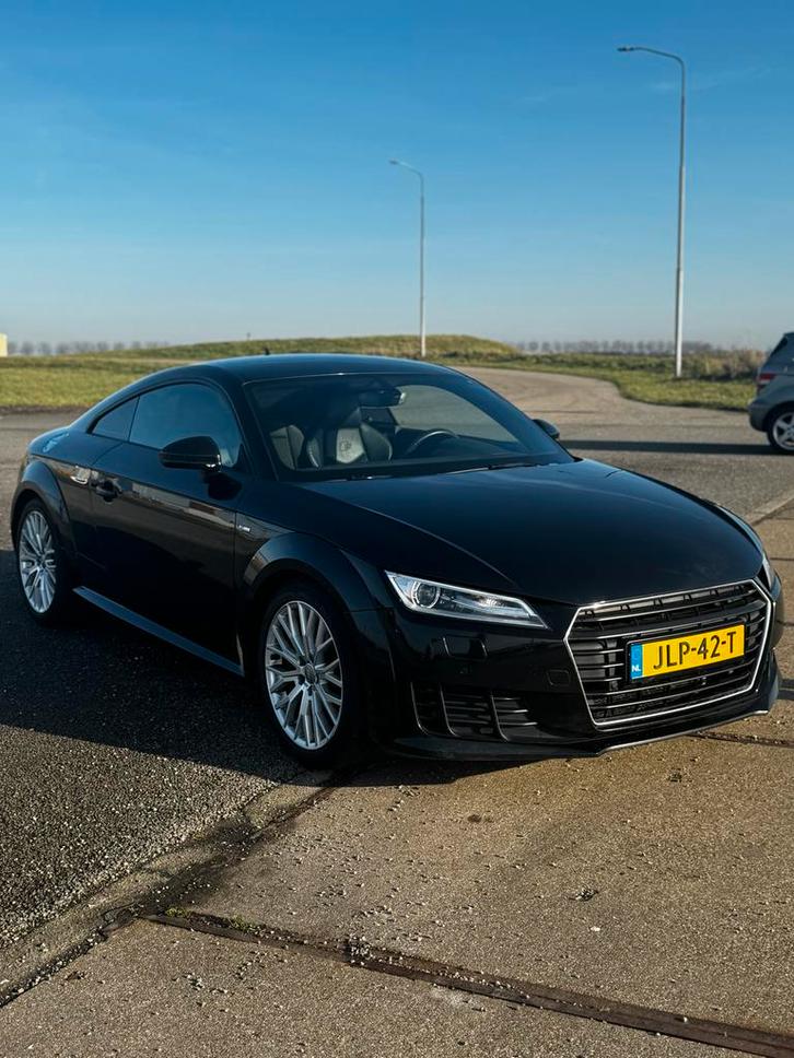 Audi TT 1.8 Tfsi 180pk S Tronic 2017 Zwart automaat, Auto's, Audi, Particulier, TT, ABS, Achteruitrijcamera, Adaptieve lichten