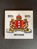 Tegeltje 700 jaar Amsterdam, Antiek en Kunst, Antiek | Keramiek en Aardewerk, Ophalen of Verzenden