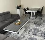 Eettafel met 4 stoelen + salontafel, Huis en Inrichting, Gebruikt, 100 tot 150 cm, Ophalen of Verzenden, Vier personen